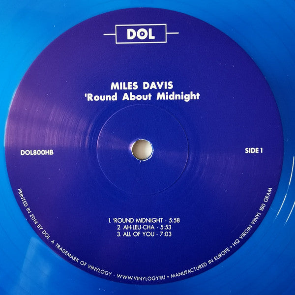 Miles Davis : 'Round About Midnight (LP, Album, RE, Blu)