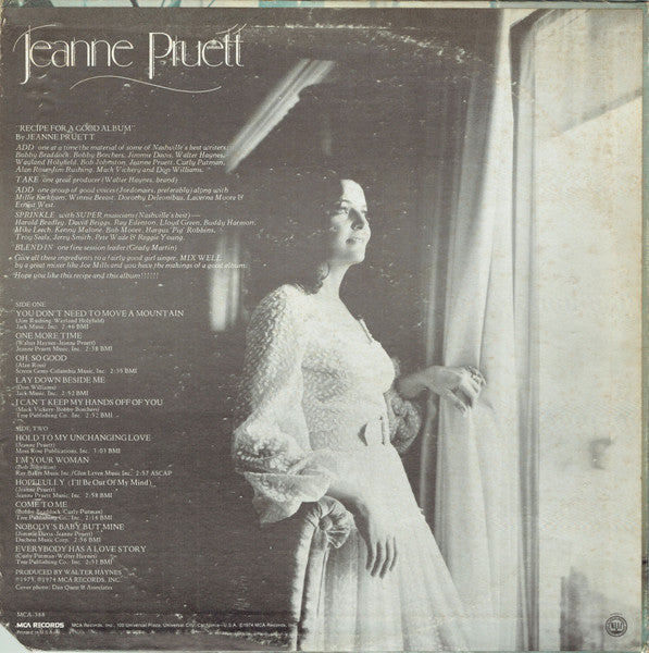 Jeanne Pruett : Jeanne Pruett (LP, Album)