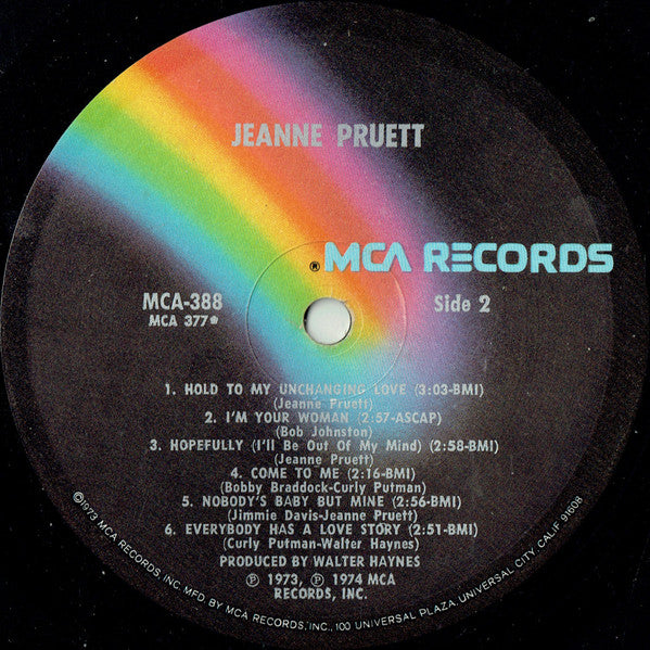 Jeanne Pruett : Jeanne Pruett (LP, Album)