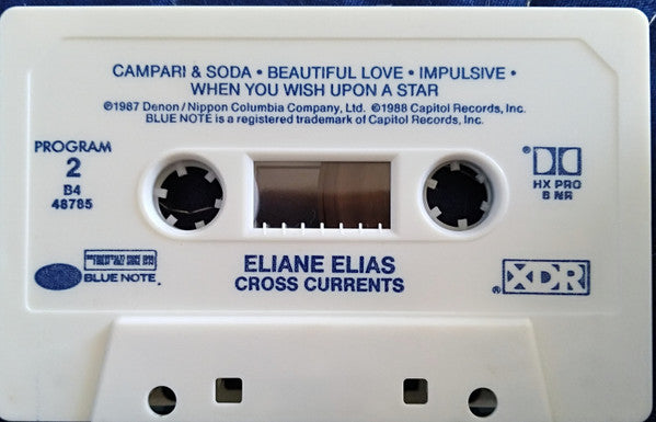Eliane Elias : Cross Currents (Cass, Album, Dol)