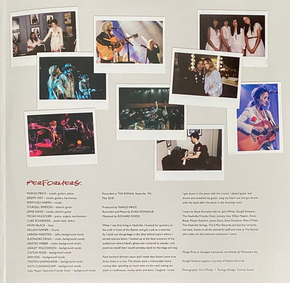 Margo Price : Perfectly Imperfect At The Ryman (2xLP, Album, Club, Ltd, Red)