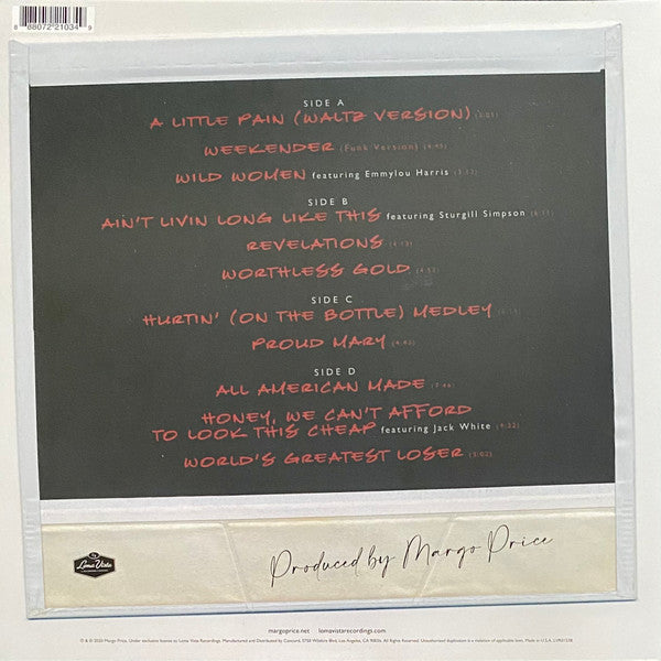 Margo Price : Perfectly Imperfect At The Ryman (2xLP, Album, Club, Ltd, Red)