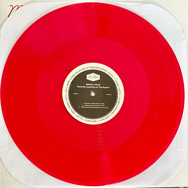 Margo Price : Perfectly Imperfect At The Ryman (2xLP, Album, Club, Ltd, Red)
