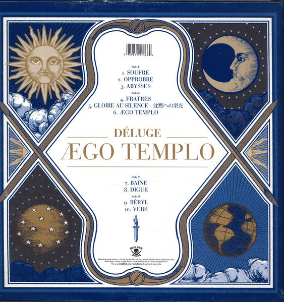 Deluge (8) : Ægo Templo (2xLP, Album, Ltd, Num, Gol)