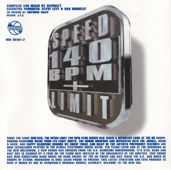 Slipmatt : Speed Limit 140 BPM+: The New Era (CD, Comp, Mixed)