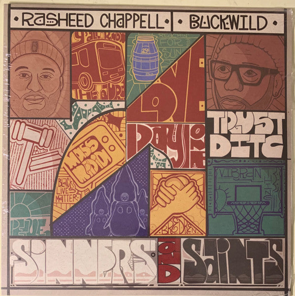 Rasheed Chappell & Buckwild : Sinners And Saints (LP, Album)