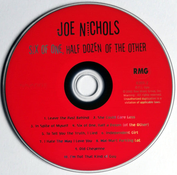 Joe Nichols : Six Of One, Half Dozen Of The Other (CD, Album, RE)