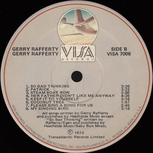 Gerry Rafferty : Gerry Rafferty (LP, Comp, RE)
