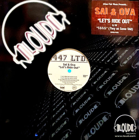 Sai & Ova : Let's Ride Out / T.O.S.S. (12", Single, Promo)