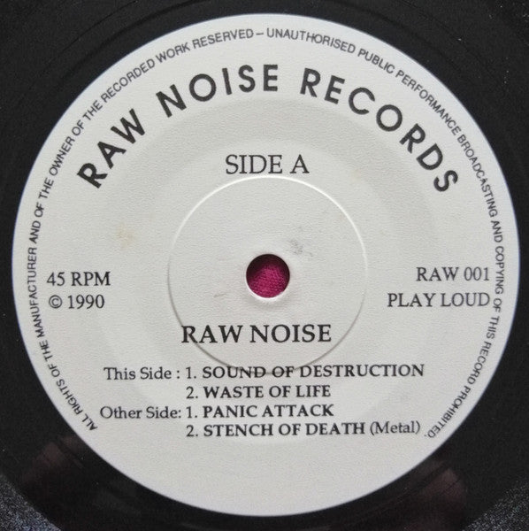 Raw Noise : Raw Noise (7", EP)