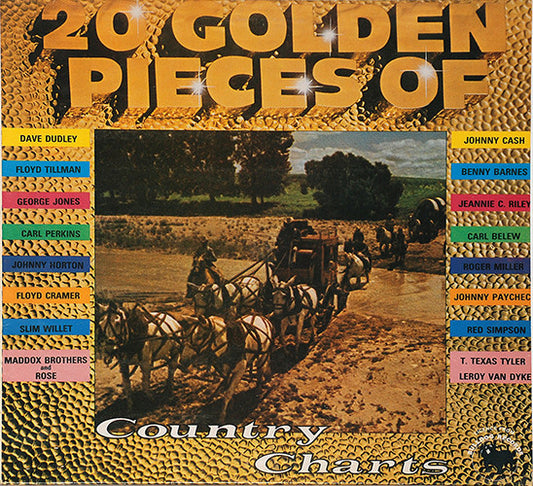Various : 20 Golden Pieces Of Country Charts (LP, Comp)