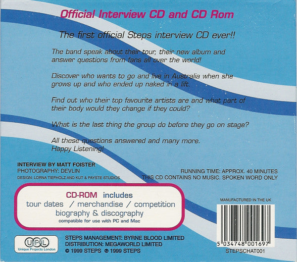 Steps : Official  Interview CD And CD-ROM (CD, Enh)
