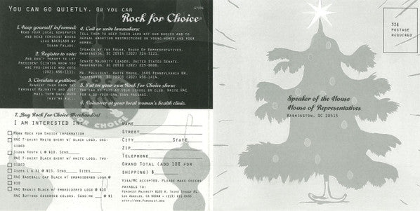 Various : O Come All Ye Faithful: Rock For Choice (CD, Comp)