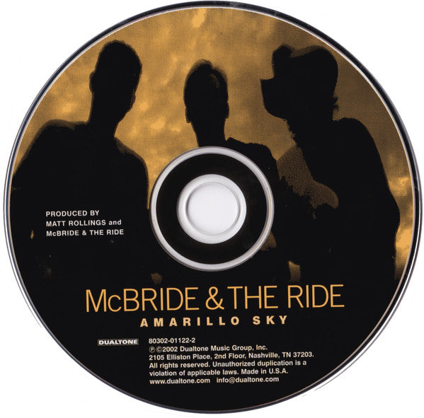 McBride & The Ride : Amarillo Sky (CD, Album)