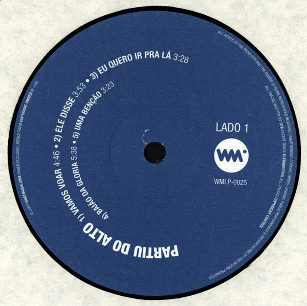 Edson & Tita Lôbo : Partiu Do Alto (LP, Album, RE, RM)