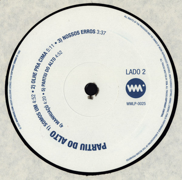 Edson & Tita Lôbo : Partiu Do Alto (LP, Album, RE, RM)