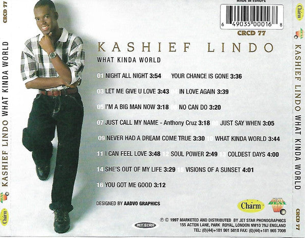 Kashief Lindo : What Kinda World  (CD, Album)
