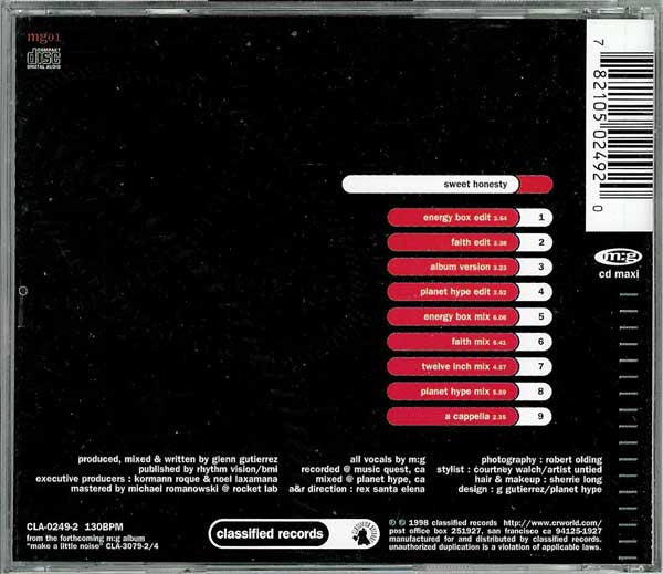 M:G : Sweet Honesty (CD, Maxi)