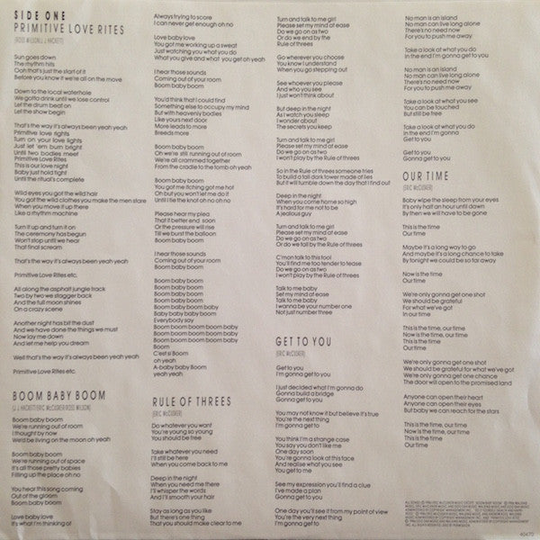 Mondo Rock : Boom Baby Boom (LP, Album)