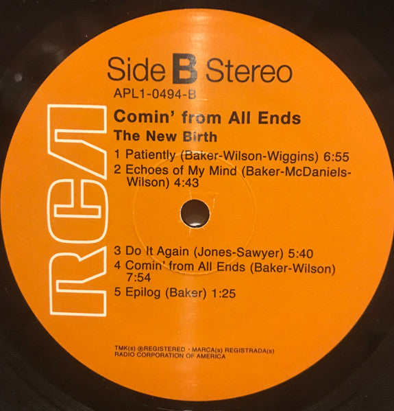 The New Birth* : Comin' From All Ends (LP, Album, RE)