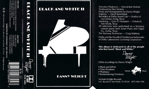 Danny Wright : Black And White II (Cass, Album, Dol)