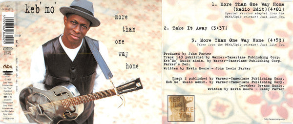 Keb' Mo' : More Than One Way Home (CD, Maxi)