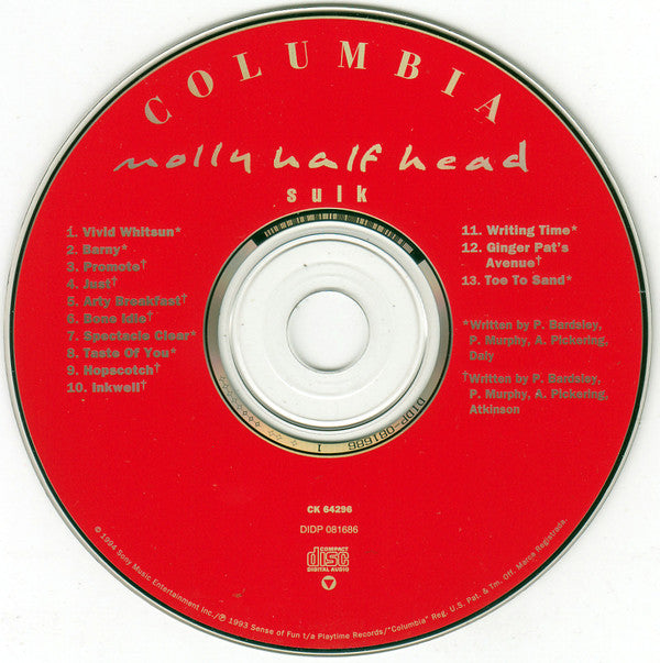 Molly Half Head : Sulk (CD, Album)