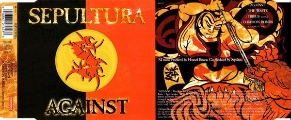 Sepultura : Against (CD, Single)