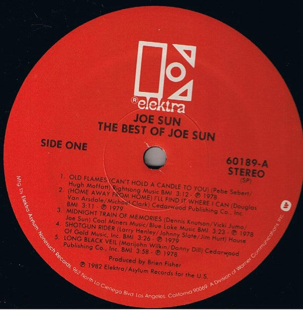 Joe Sun : The Best Of Joe Sun (LP, Comp)