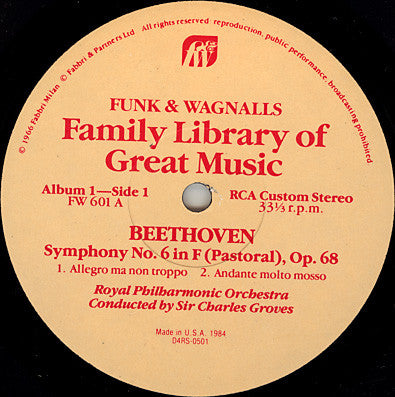 Ludwig van Beethoven : Symphony No.6 (Pastoral) (LP, Album, Ind)