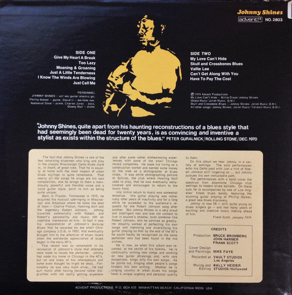 Johnny Shines : Johnny Shines (LP, Album)