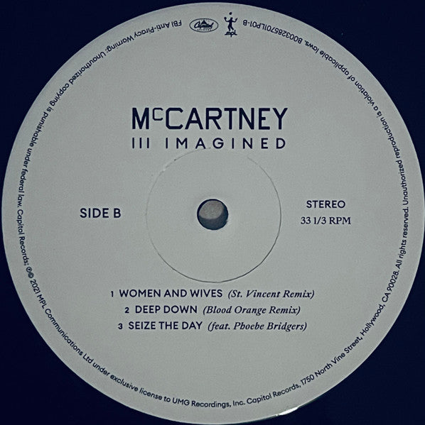 Paul McCartney : McCartney III Imagined (2xLP, Album)