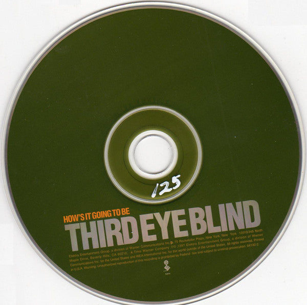 Third Eye Blind : How's It Going To Be (CD, Single)