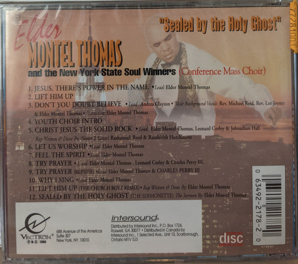 Elder Montel Thomas and The New York State Soul Winners : Sealed by the Holy Ghost (CD, Album)