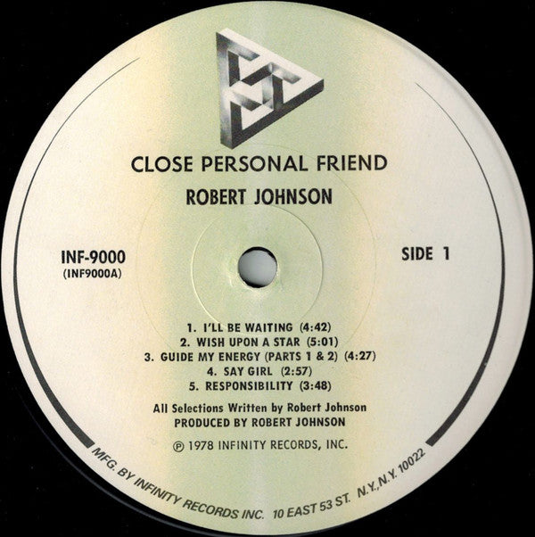 Robert Johnson (21) : Close Personal Friend (LP, Album)