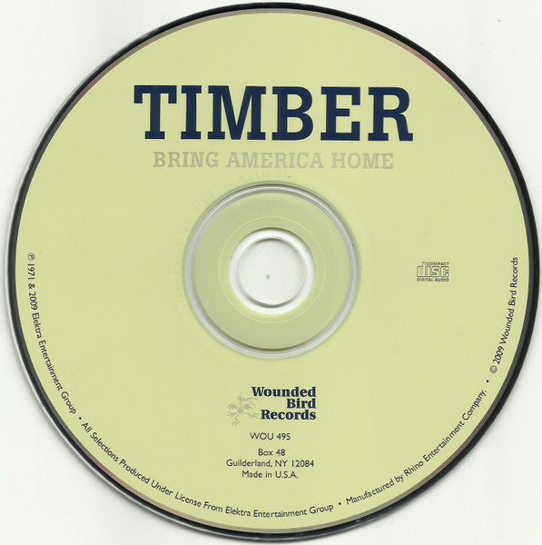 Timber (6) : Bring America Home (CD, Album, RE)