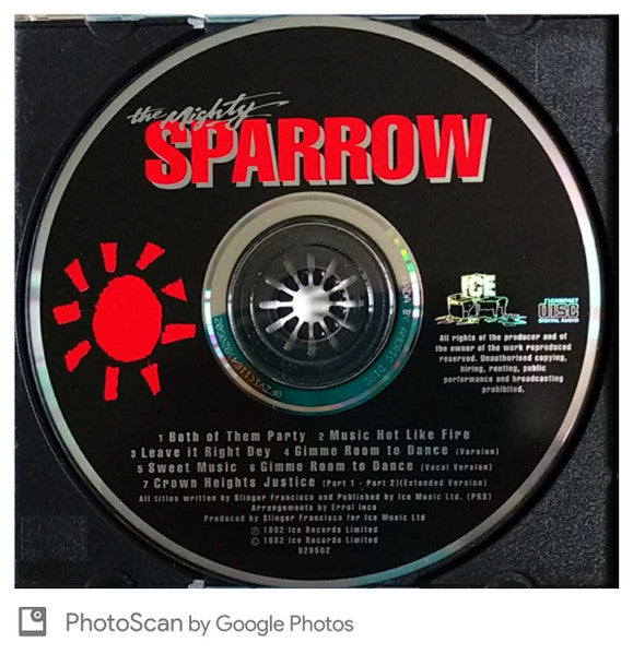 Mighty Sparrow : Hot Like Fire (CD, Album)