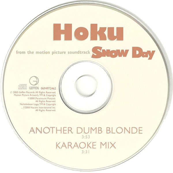 Hoku : Another Dumb Blonde (CD, Single)