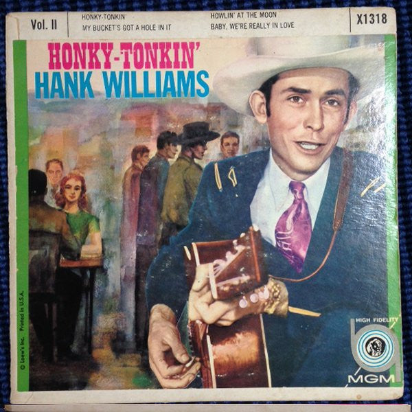 Hank Williams : Honky-Tonkin' (Vol. II) (7", EP)
