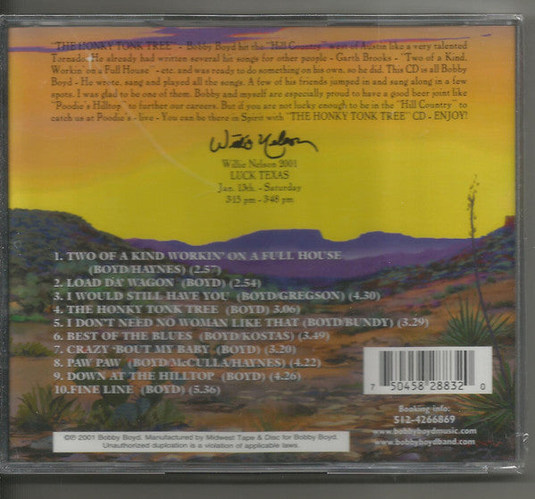 Bobby Boyd : The Honky Tonk Tree (CD, Album)