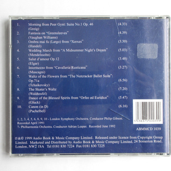 London Symphony Orchestra, Philharmonia Orchestra : Classics In Love (CD)