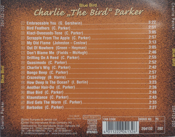 Charlie Parker : Blue Bird (CD, Comp)