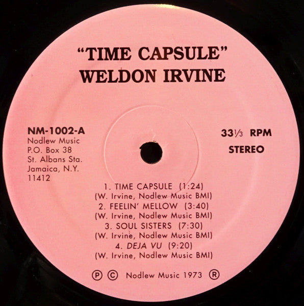 Weldon Irvine : Time Capsule (LP, Album, RE, Rhi)