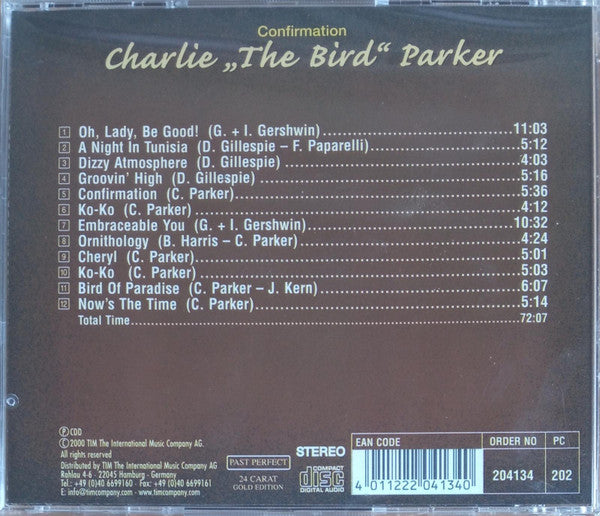 Charlie "The Bird" Parker* : Confirmation (CD, Comp)