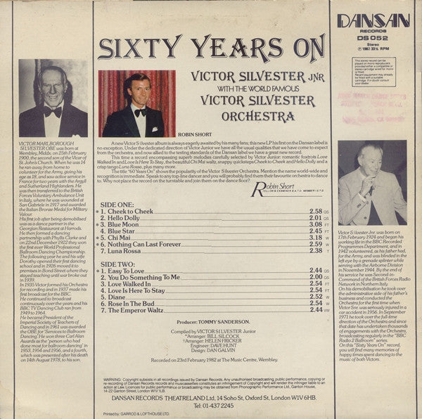 Victor Silvester Jr. And The World Famous The Victor Silvester Orchestra : Sixty Years On (LP)