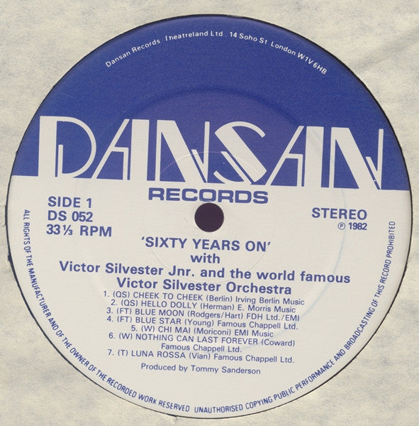 Victor Silvester Jr. And The World Famous The Victor Silvester Orchestra : Sixty Years On (LP)
