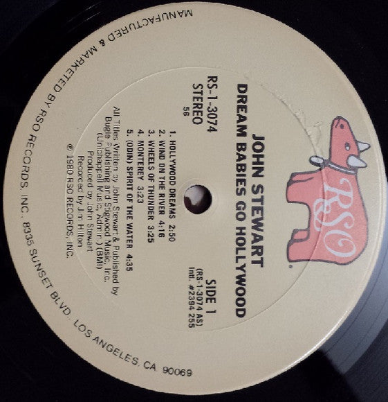 John Stewart (2) : Dream Babies Go Hollywood (LP, Album, 56)