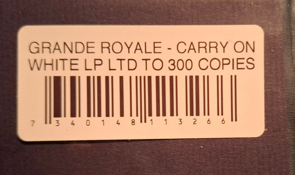 Grande Royale : Carry On (LP, Album, Ltd, Num, Whi)