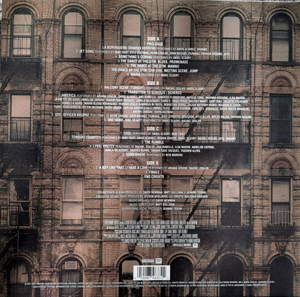West Side Story - Cast 2021, Leonard Bernstein, Stephen Sondheim : West Side Story (Original Motion Picture Soundtrack) (2xLP, Album)