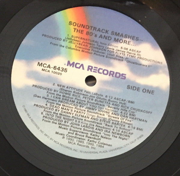 Various : Soundtrack Smashes: The 80's & More (LP, Comp)
